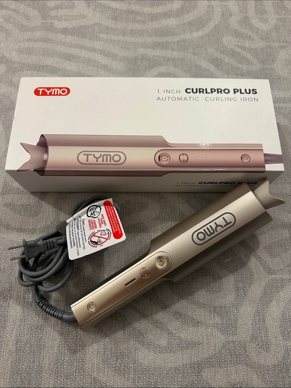TYMO CurlPro Plus 1-Inch Automatic Curling Iron - Rose Gold